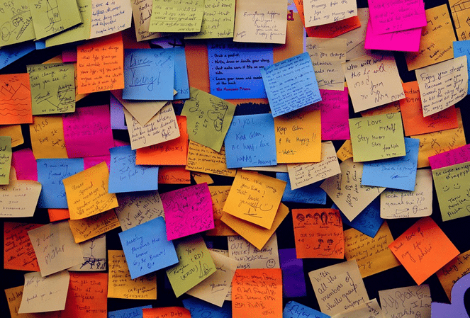 sticky notes